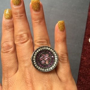 Purple stone ring